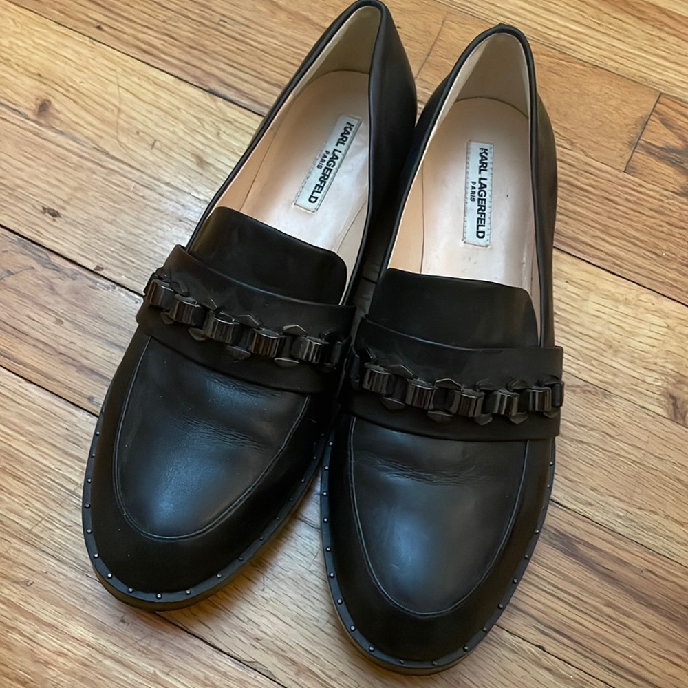 Karl lagerfield loafers